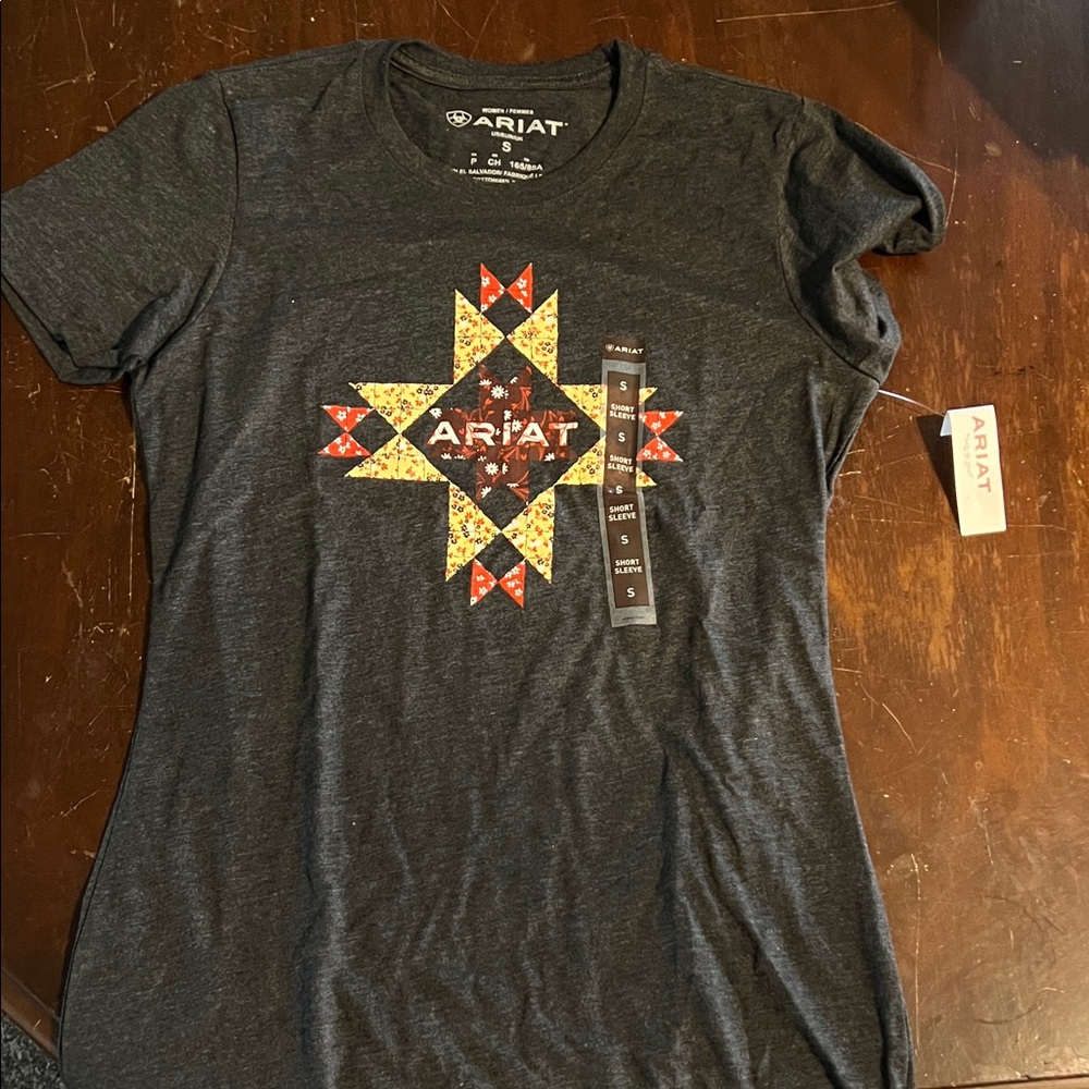 Ariat Women's Dark Gray Starburst Tee
